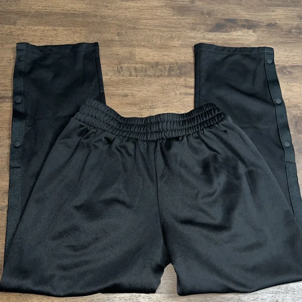 GAP KIDS Black Athletic Track Pants Sweats Size XL 12 New NWT 3‎ Bottom Snaps